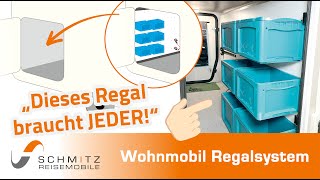 Das flexible Regalsystem für Wohnmobil Heckgaragen
