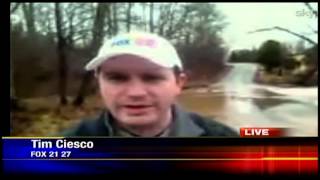 Flooded Roads live shot