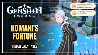 "KOMAKI'S FORTUNE" Hidden Daily Quests | Inazuma Hidden Quest