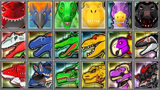 Dino Picnic, Jurassic Rampage, Dino Robot Corps: Megalodon, Spinosaurus, Giganotosaurus