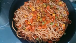 SPAGHETTI W/MIX VEGGIES