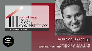 JOSUE GONZALEZ | Preliminary | 2020 #StayHome Int'l Piano Competition