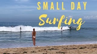 FUN SURF SMALL WAVES || Surfing Bali
