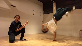【LIVE】Bboy SHOSEI & SNACK Powermove Practice