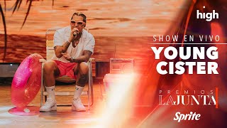 Premios #LaJunta 2022 | Show YOUNG CISTER - Debi llevarte flores, Ganas, La Terapia EN VIVO.