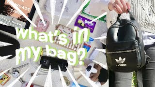 what's in my bag 🐶🎒  mini backpack daily essentials