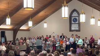 Music Camp Choir singing “The Victory Road" 4-21-2023