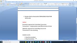 Locks  in SQL Server