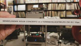 Sony APR-5003 Playing Mendelssohn through external head preamp