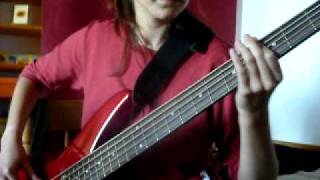 carry on my wayward son bass cover