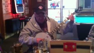 Johnny Huff on the Banjo