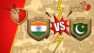INDIA VS PAKISTAN 🔥in Clash of Clans.