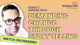 Demanding Change Through Storytelling | #MELive22