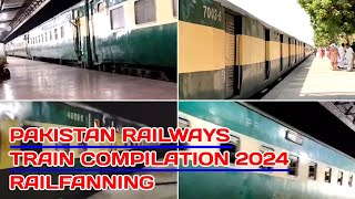 Train Compilation 2024 | Railfanning | Pakistan Railways