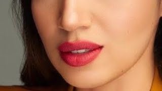 Actress Bhumi Pednekar Beautiful HD Lips Closeup