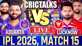 🔴 KKR vs LSG, IPL 2026, Cricket Live Match Today, Live Cricket Score Commentary - 10 Over