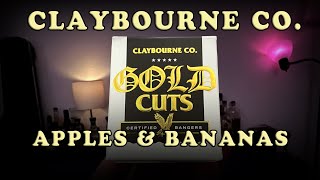 Claybourne Co. Gold Cuts- Apples and Bananas