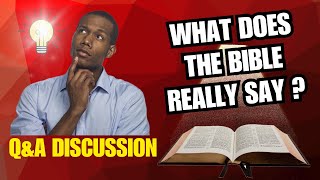 What Does the Bible Really Say? Live Q&A with Scripture Only  ! #bible