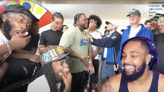 HEEM REACTS TO BATTLE RAP ON KAI STREAM (Frak, Geechi Gotti, Jaz the Rapper, Rone, Passwurdz