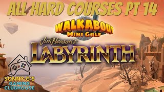 Walkabout Mini Golf - Attempting All Hard Courses Pt 14 Labyrinth - Quest 3 Gameplay w/ Sonny G