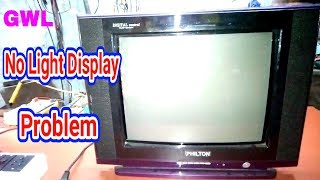 No Light Display Problem But TV On, TV Fault Repair.