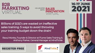 Billions of £’s are wasted on ineffective sales training: 5 ways to avoid throwing your budget away