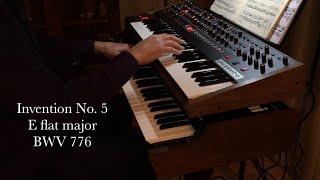 Synthesizer J.S. Bach Two Part Inventions 5 - 8 *Prophet 6, Prophet 600, VV64, ARP Odyssey & Omni