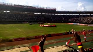 Pre match atmosphere at Namboole National Stadium
