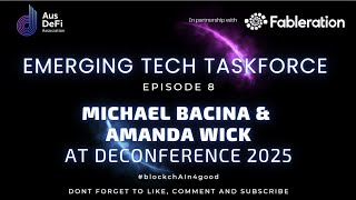 BlockchAIn4good - Episode 8 - Amanda Wick and Michael Bacina