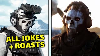 Simon "Ghost" Riley's Roasts, Jokes and Funny Dialogues | Call of Duty: Modern Warfare
