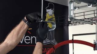 nVent CADDY CAT HP J-Hook - threaded rod installation