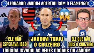 LEONARDO JARDIM, TRAITOR JUDAS! Fans flood the coach's social media after his deal with FLAMENGO.