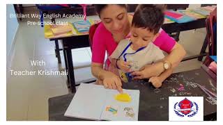 🎨👧👦Pre-school class with Krishmali in a brilliant way. 🎨👧👦