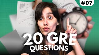 GRE Practice Test #7 - Free GRE Practice Covering Quant, Text Completion, Sentence Equivalence