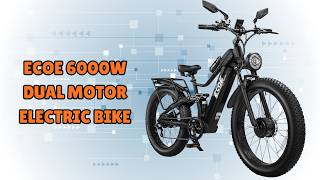 The Smart Choice for Commuters – EcoE 6000W Dual Motor Electric Bike – REVIEW