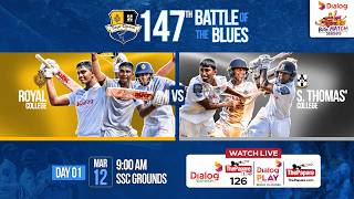 LIVE: Royal College vs S. Thomas' College - 147th Battle of the Blues 2026 - Day 01