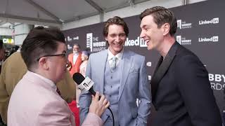 James & Oliver Phelps on the Red Carpet at the 28th Annual Webby Awards #Webbys