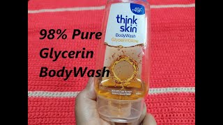 Think Skin BodyWash GlycerinGlow, Contains 98% Pure Glycerin