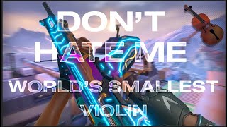 World's smallest Violin Death Montage #worldssmallestviolin