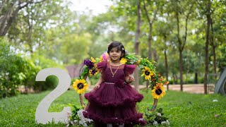 2nd Birthday Photoshoot of "Kritika."