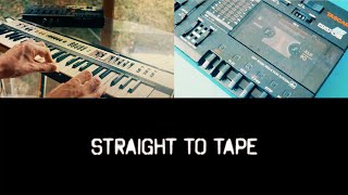 Synthjam on Casiotone MT400V straight to 4-track tape