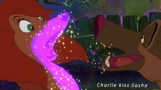 Charlie kiss Sasha - All Dogs Go To Heaven 2