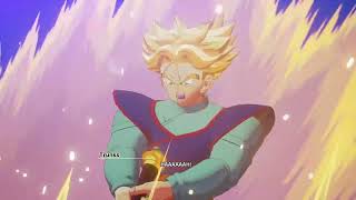 Gohan and Future Trunks pulling out the Z-Sword | Dragon Ball Z: Kakarot