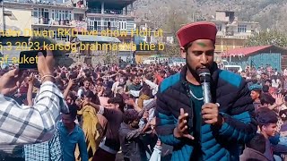 Rajender Diwan RKD live show Holi utsav  2023 at KARSOG brahmastra the band of suket