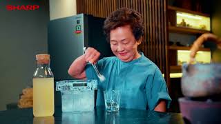 SHARP双门冰箱 - 强力制冰，消暑解热