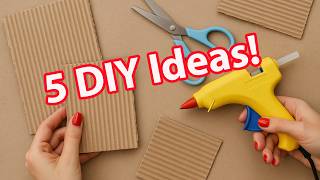 5 Creative DIY Cardboard and Paper Crafts for Stunning Storage Boxes