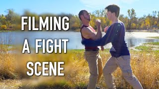 How To Film A Fight Scene In One Day | A Day Late BTS - Part 1