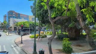 Pink Trolley Bus Tour from Ala Moana Center to Waikiki Beach ⛱️ 🏖️ Honolulu Hawaii (11-21-2023)