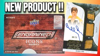 LEGENDS !! 2024-25 Upper Deck Engrained Icons Hockey Hobby Box Opening !!
