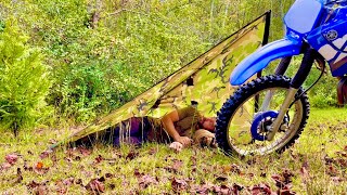 One minute camp setup! Keep it simple! Fastest, lightest, easiest camp setup!